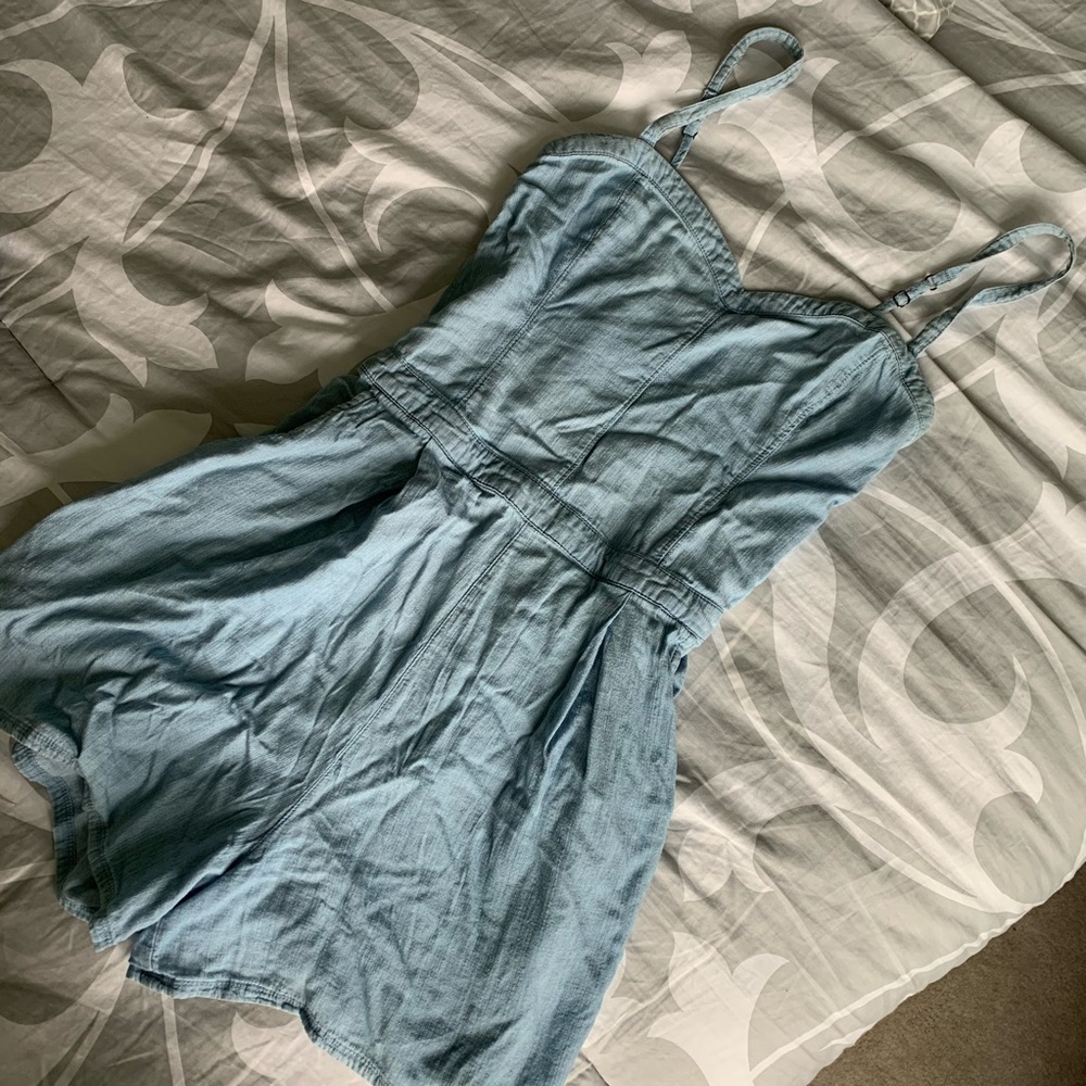 Blue Hollister Romper